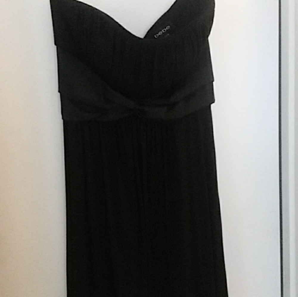 BEBE Little Black Dress with Empire Waist